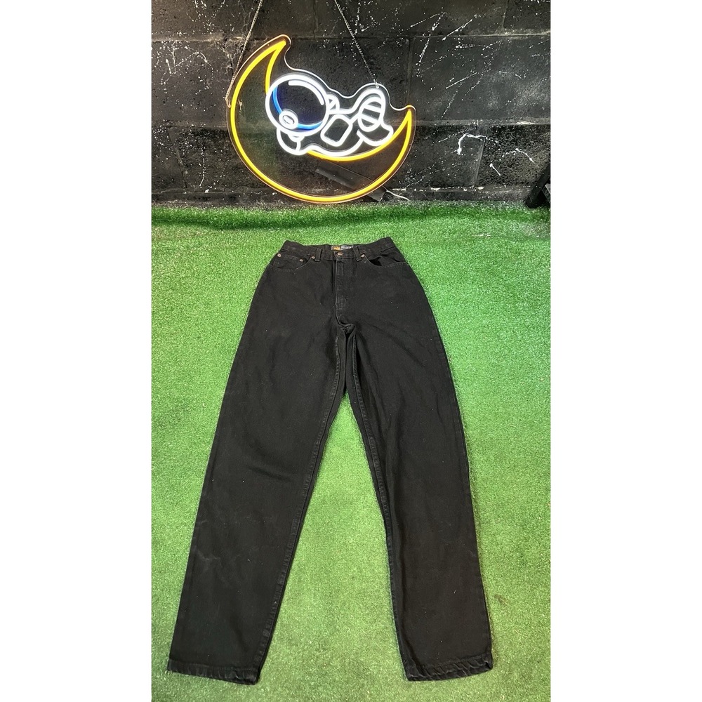 Route 66‎ Relaxed Fit Black Women's Jeans Size 5/6 Straight Leg Baggy